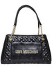 Love Moschino Women's Quilted Shopper Shoulder Handbag Black JC4205PP0BKA0