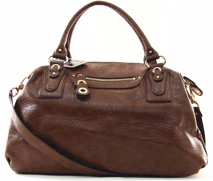 Jessica Simpson Cappuccino Large Satchel Handbag