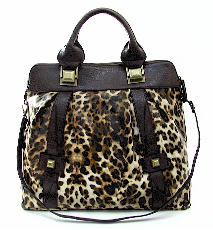 Jessica Simpson Downtown Leopard Large Tote Ladies Handbag