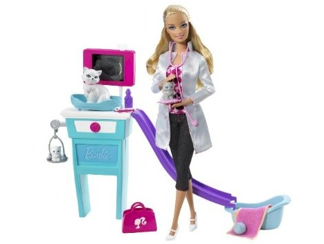 barbie cat vet