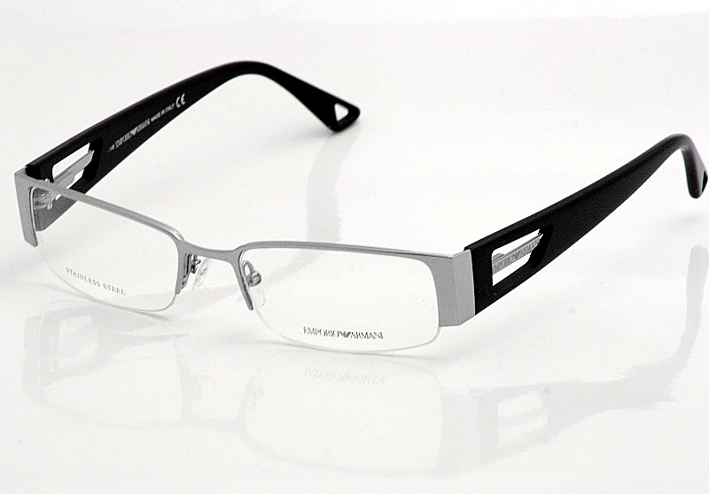 Emporio Armani Eyeglasses EA 9378 Ruthenium/Black Optical Frame