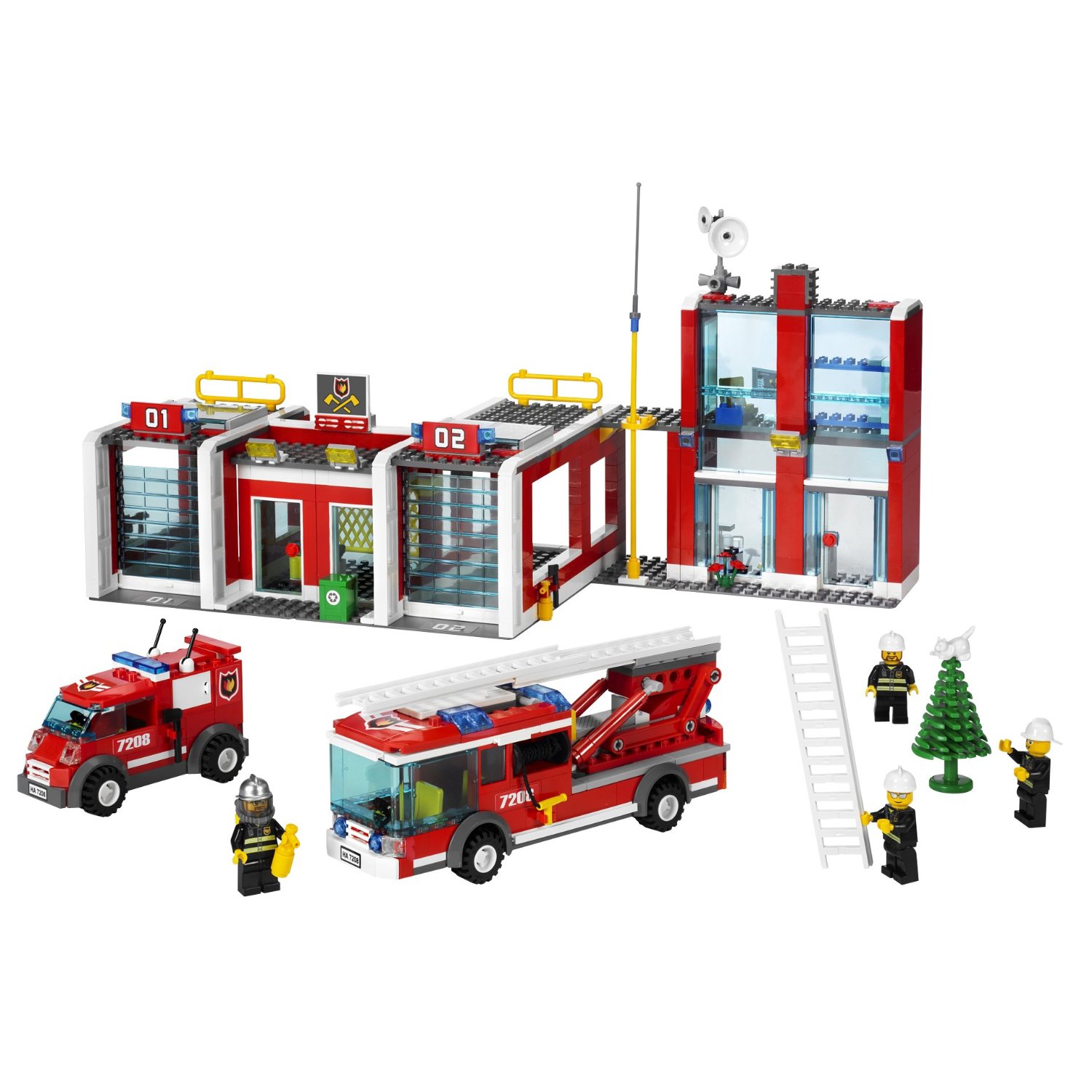 LEGO City Fire Station 7208 Building Toy