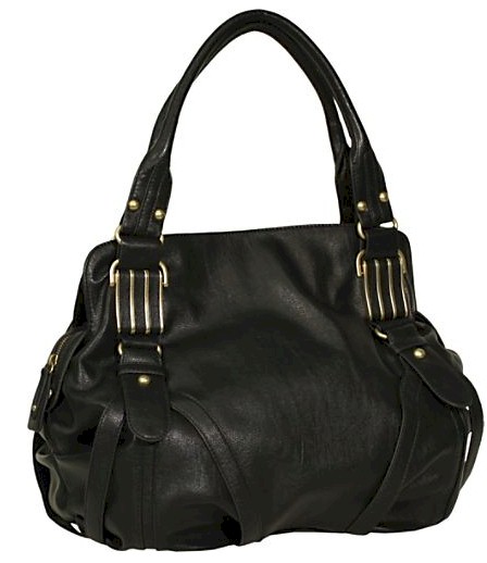 ...  Jessica Simpson Haven JS3893 Black Satchel Handbag 531269651