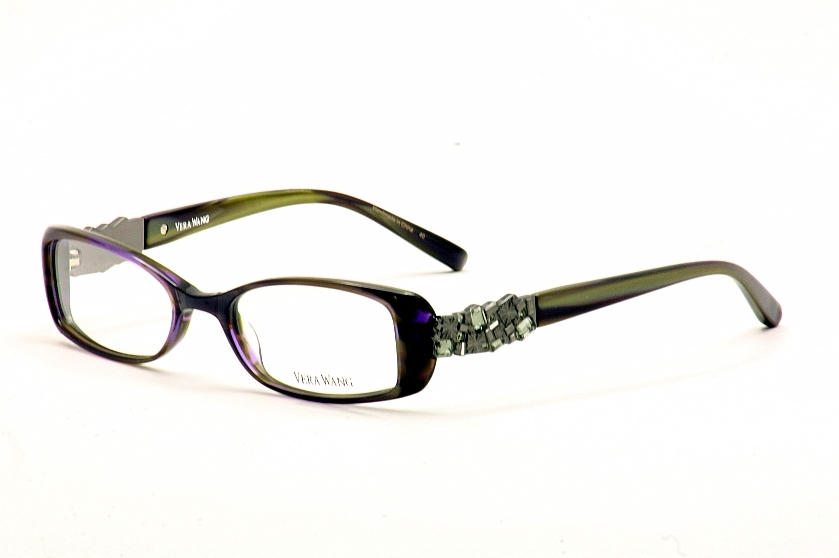 Vera Wang Eyeglasses V036 V 036 Ay Amethyst Full Rim Optical Frame 