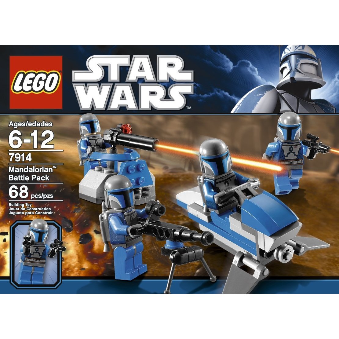 LEGO Star Wars Mandalorian Battle Pack 7914 Building Toy