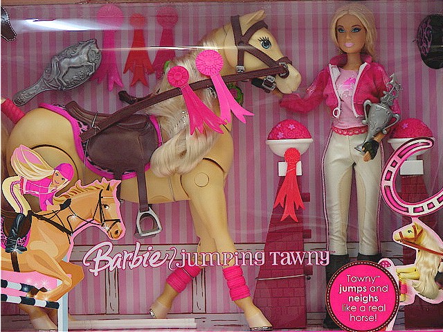 barbie jumping tawny