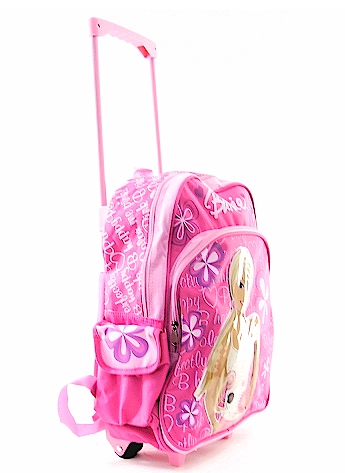 barbie rolling backpack