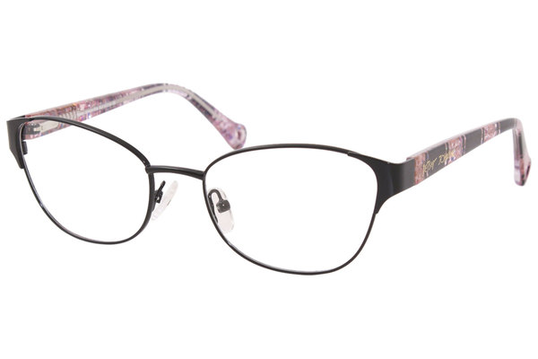  Betsey Johnson Glitz Eyeglasses Women's Full Rim Optical Frame 