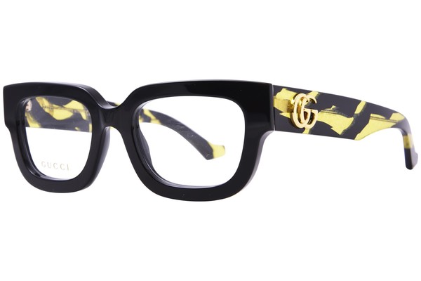 Gucci GG1548O Eyeglasses Women's Full Rim Rectangle Shape 