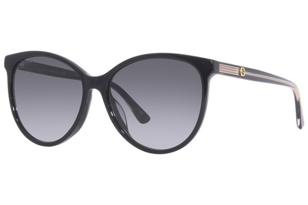  Gucci Web GG0377SK Sunglasses Women's Fashion Cat Eye 