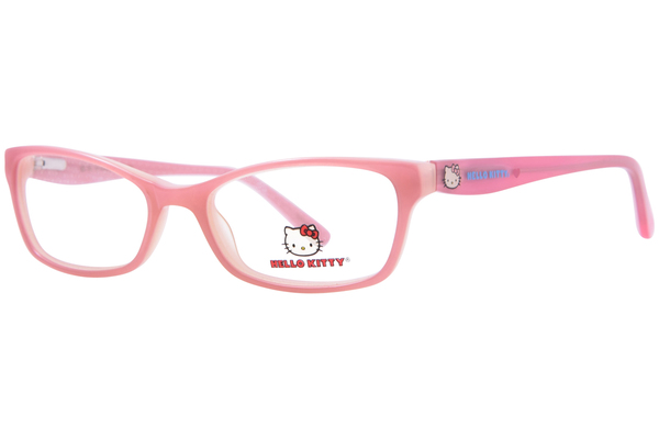  Hello Kitty HK268 Eyeglasses Youth Kids Girl's Full Rim Oval Shape 