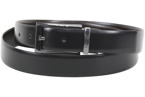  Hugo Boss Men's Elvio-U Reversible Belt Genuine Leather 
