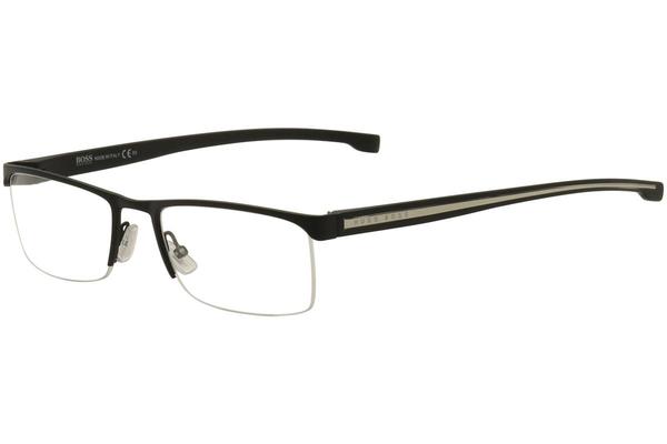  Hugo Boss Men's Eyeglasses 0878 Half Rim Optical Frame 