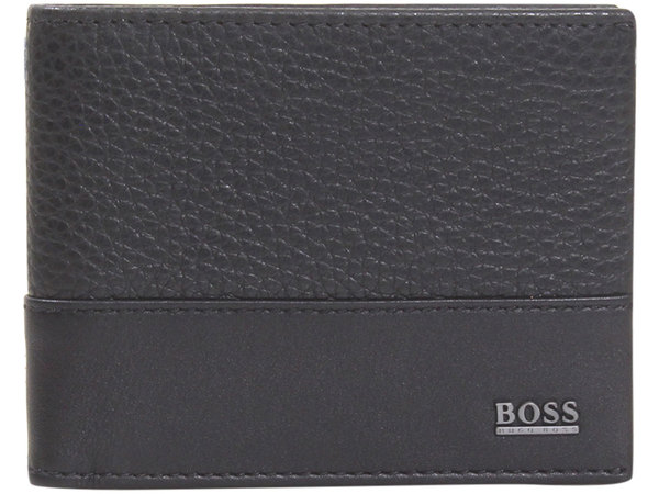  Hugo Boss Men's Helios_6 Wallet Bi-Fold Genuine Leather Logo 