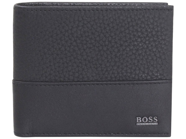  Hugo Boss Men's Helios Wallet Genuine Leather Logo Bi-Fold 