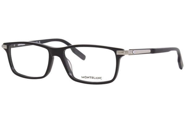  Mont Blanc MB0217O Eyeglasses Men's Full Rim Rectangle Shape 