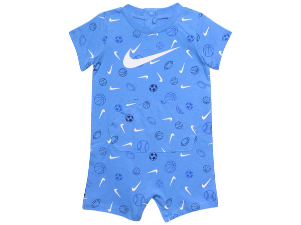  Nike Infant Boy's Sports Ball Snap Bottom Bodysuit Romper 