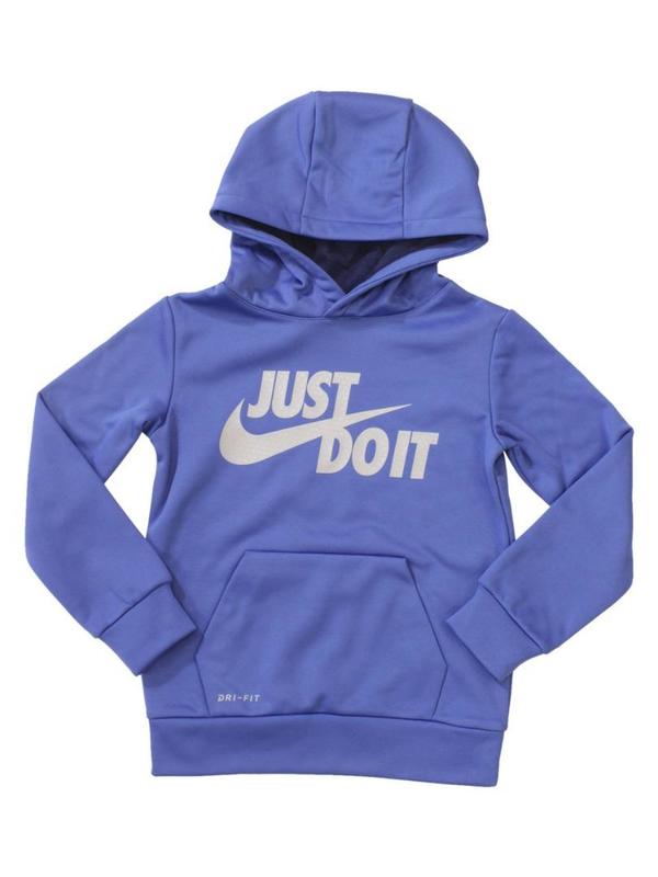  Nike Toddler/Little Boy's Dri-FIT Honeycomb Logo Hooded Sweatshirt Shirt 