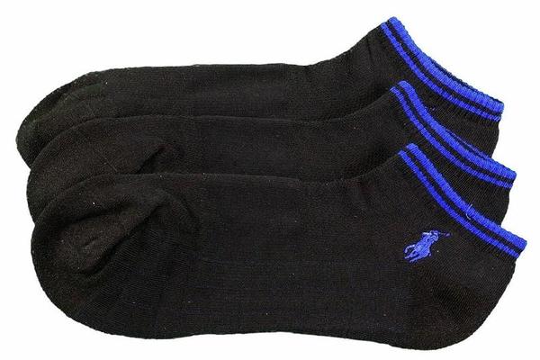  Polo Ralph Lauren Men's 3-Pack Technical Performance Low-Cut Socks 