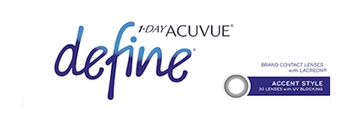 1-Day Acuvue Define 30-Pack Contact Lenses