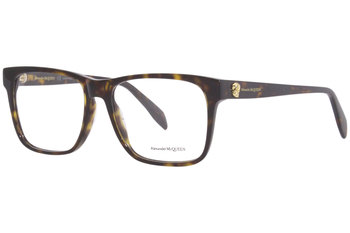 Alexander McQueen AM0282O Eyeglasses Frame Men's Full Rim Rectangular