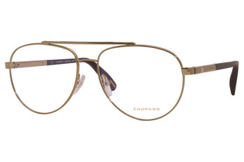 Chopard VCHD21 Eyeglasses Men's Carbon Fiber/Rubber Full Rim Pilot Shape