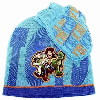 Disney Pixar Toy Story 3 Toddler Knit Beanie Hat & Mitten Set Sz. 2-4T