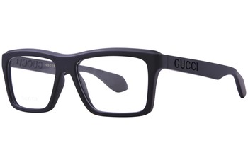 Gucci GG1573O Eyeglasses Men's Full Rim Rectangle Shape