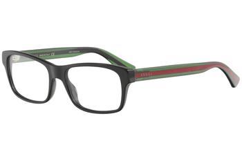 Gucci GG0006O Eyeglasses Frame Full Rim Rectangular Shape