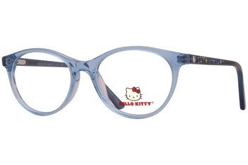 Hello Kitty HK322 Eyeglasses Youth Girl's Full Rim Oval Optical Frame