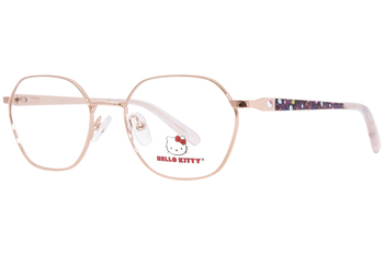 Hello Kitty HK356 Eyeglasses Youth Kids Full Rim Rectangle Shape