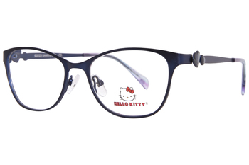 Hello Kitty HK370 Eyeglasses Youth Kids Full Rim Rectangle Shape