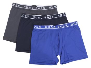 Hugo Boss Men's 3-Pc Colors Stretch Boxer Briefs Underwear