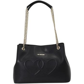 Love Moschino Women's Embroidered Hearts Satchel Handbag