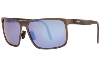 Maui Jim Polarized Wana Sunglasses Men's Rectangle Shape