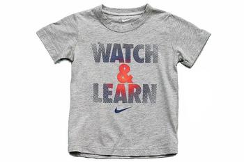 Nike Girl's Watch & Learn Short Sleeve T-Shirt