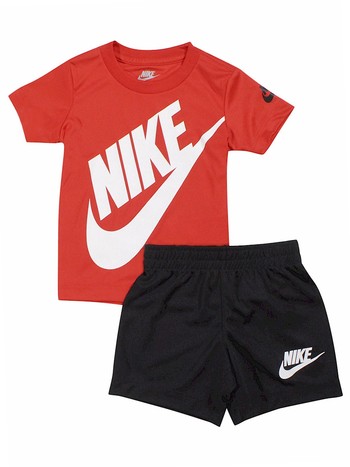 Nike T-Shirt & Shorts Set Toddler/Little Boy's 2-Piece Swoosh