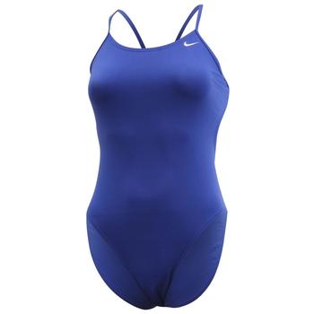 Nike Women's Poly Core Solids Cut-Out Tank Performance Swimwear