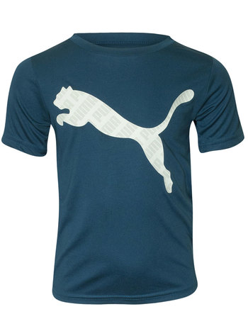 Puma Revolve Logo T-Shirt Little Boy's Short Sleeve