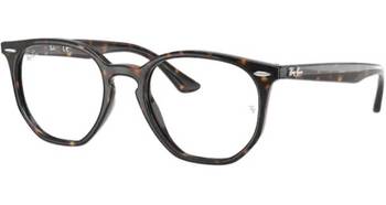 Ray Ban Hexagonal RX7151 Eyeglasses Black Full Rim