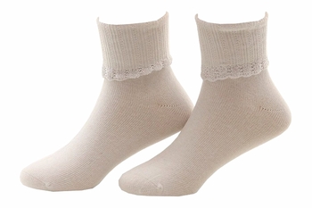 Stride Rite Toddler/Little/Big Girl 2-Pairs Glimmer Comfort Seam Fold Over Sock