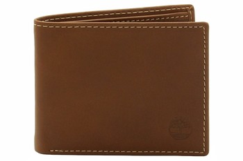 Timberland Men's New Hunter Passcase Genuine Leather Bi-Fold Wallet