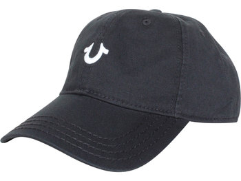 True Religion Core Horseshoe Logo Baseball Cap Men's Cotton Strapback Hat