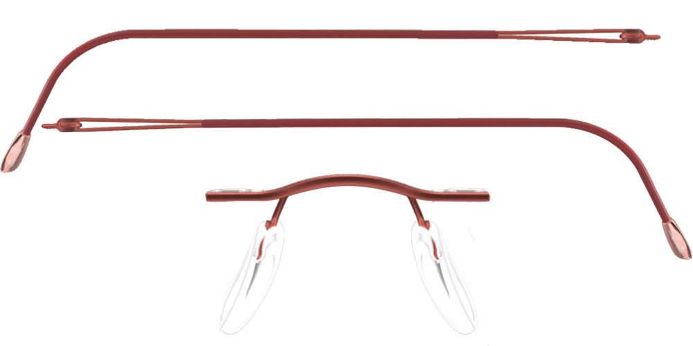 Silhouette Lite Spirit Chassis Rimless Titanium Eyeglasses