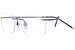 Charmant 8603E Titanium Eyeglasses Rimless Rectangle Shape