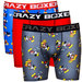 CrazyBoxer Men's Disney Friends Underwear 3-Pairs Boxer Briefs