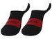 Hugo Boss Men's No Show Socks Logo Writing 2-Pairs