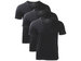 Lacoste Men's 3-Pack T-Shirt V-Neck Regular Fit Short Sleeve