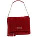 Love Moschino Women's Gathered Velvet Flap Over Shoulder Handbag
