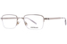 Mont Blanc MB0237O Eyeglasses Men's Semi Rim Rectangle Shape